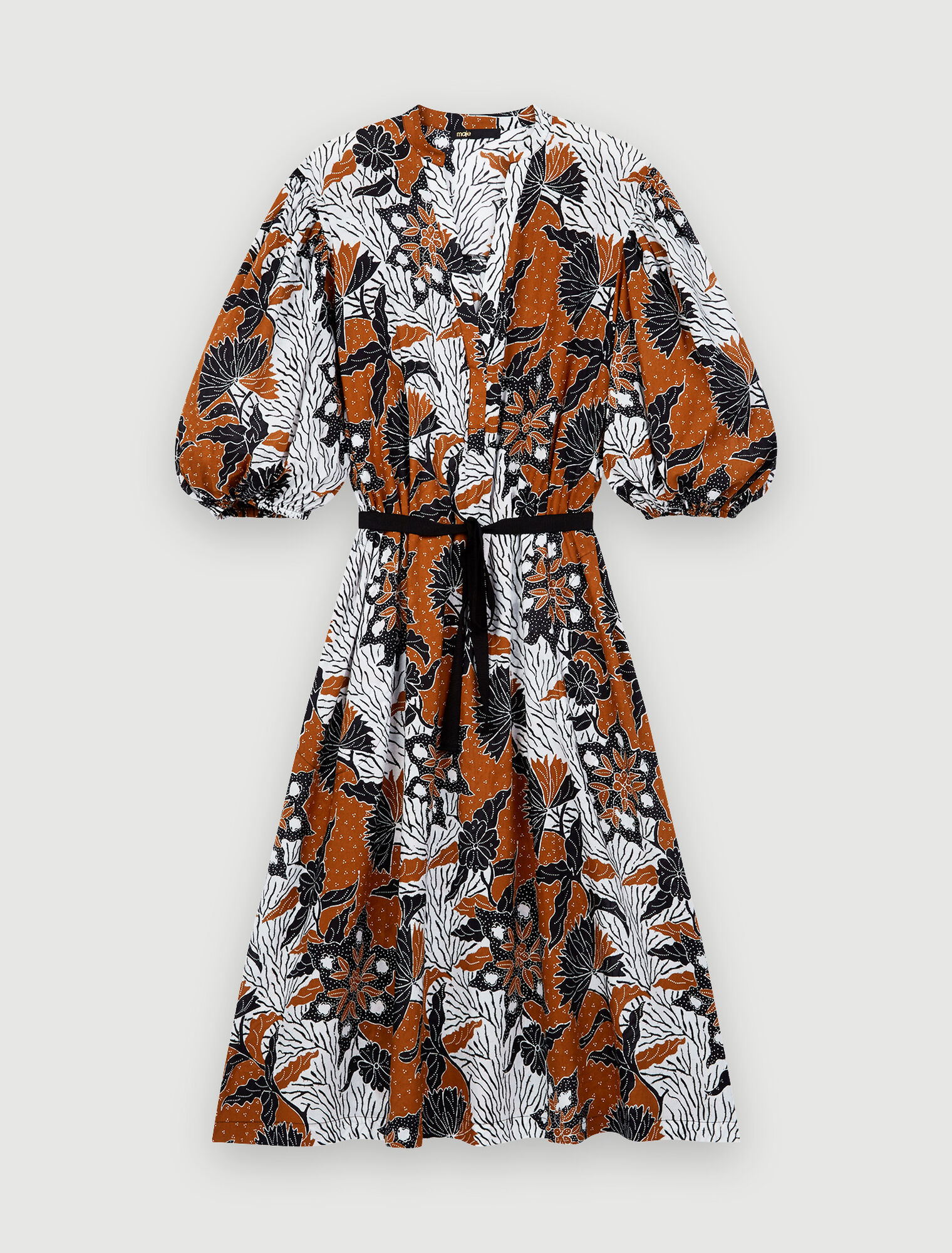 Robe en voile de coton imprimé