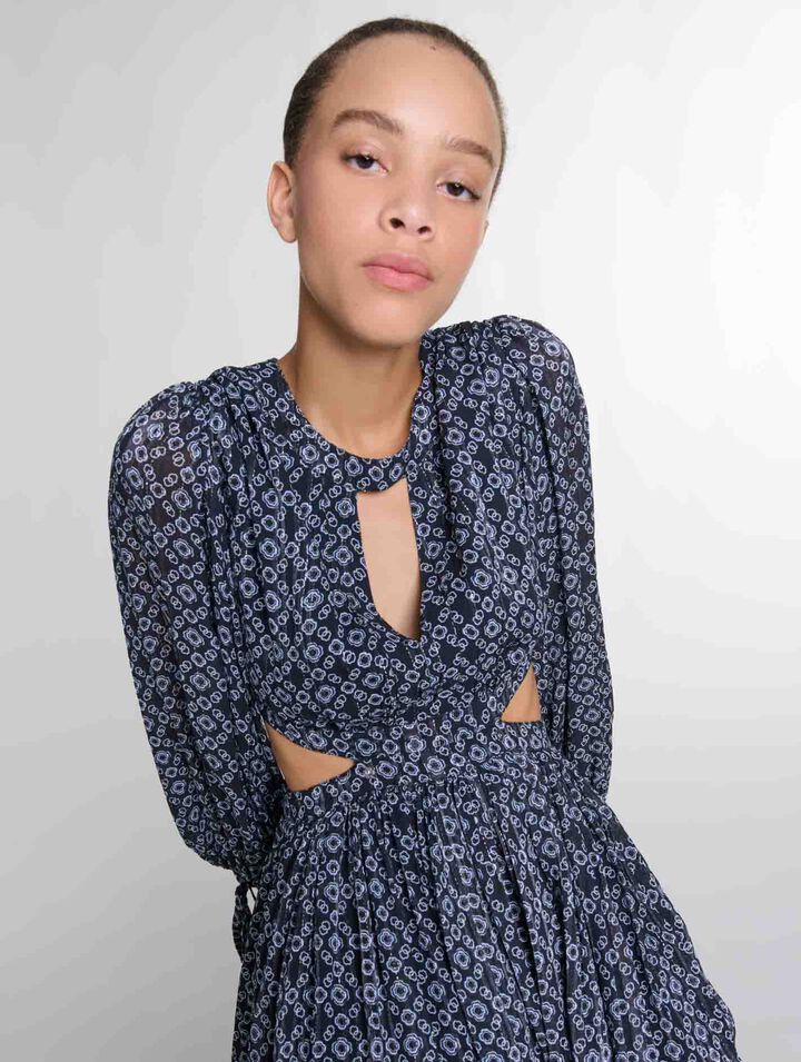 Short Clover motif dress