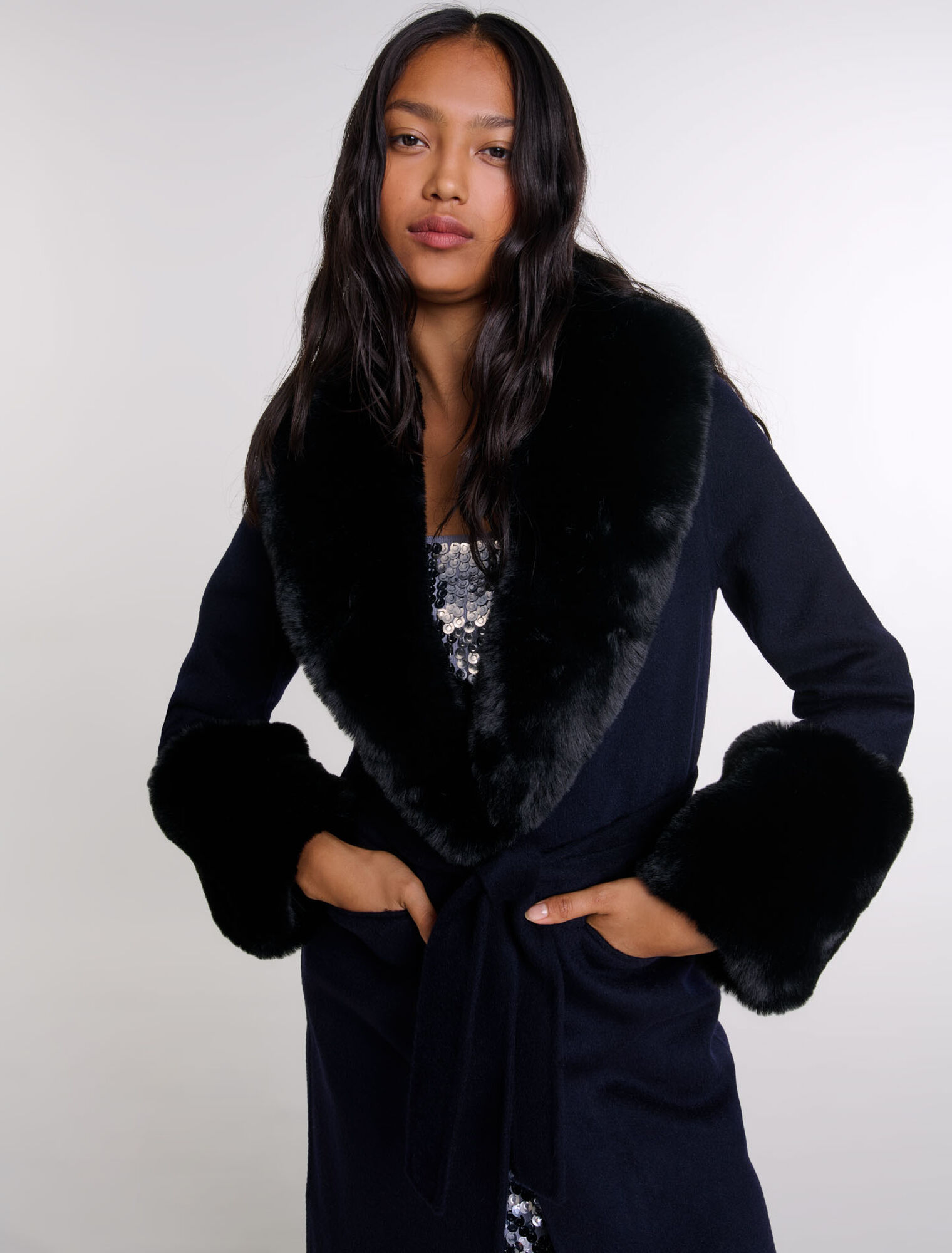 Manteau en double face
