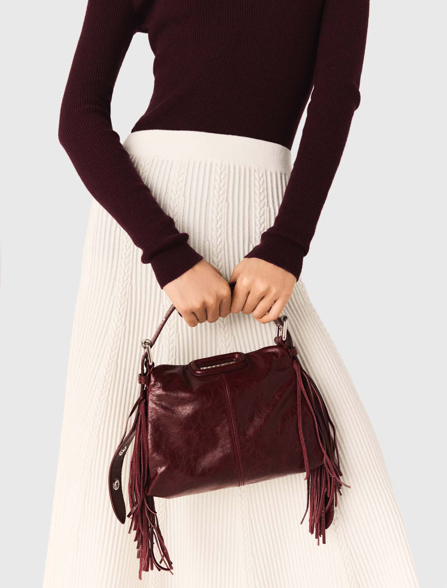 Sac Miss M Mini en cuir craquelé
