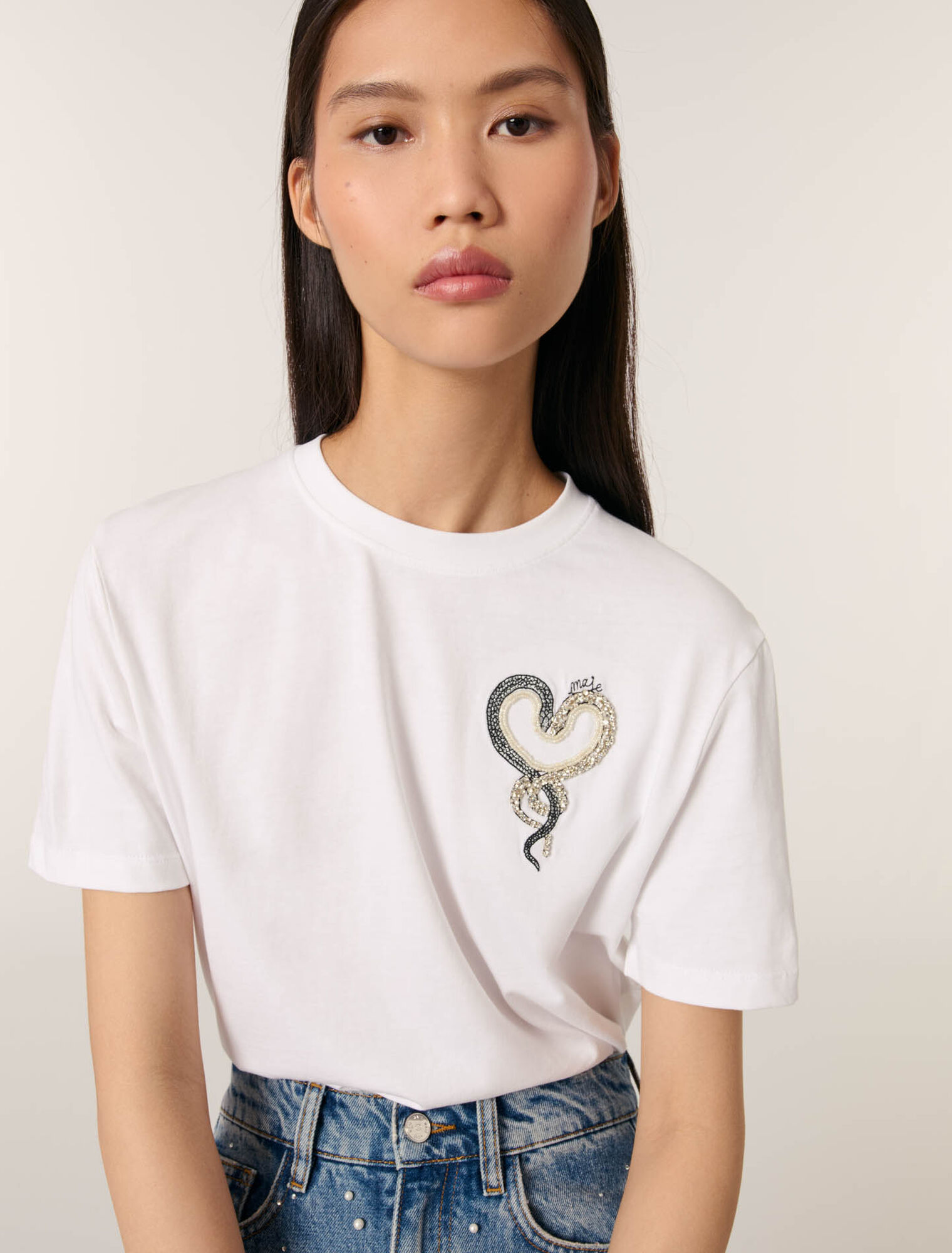 Tee-shirt brodé