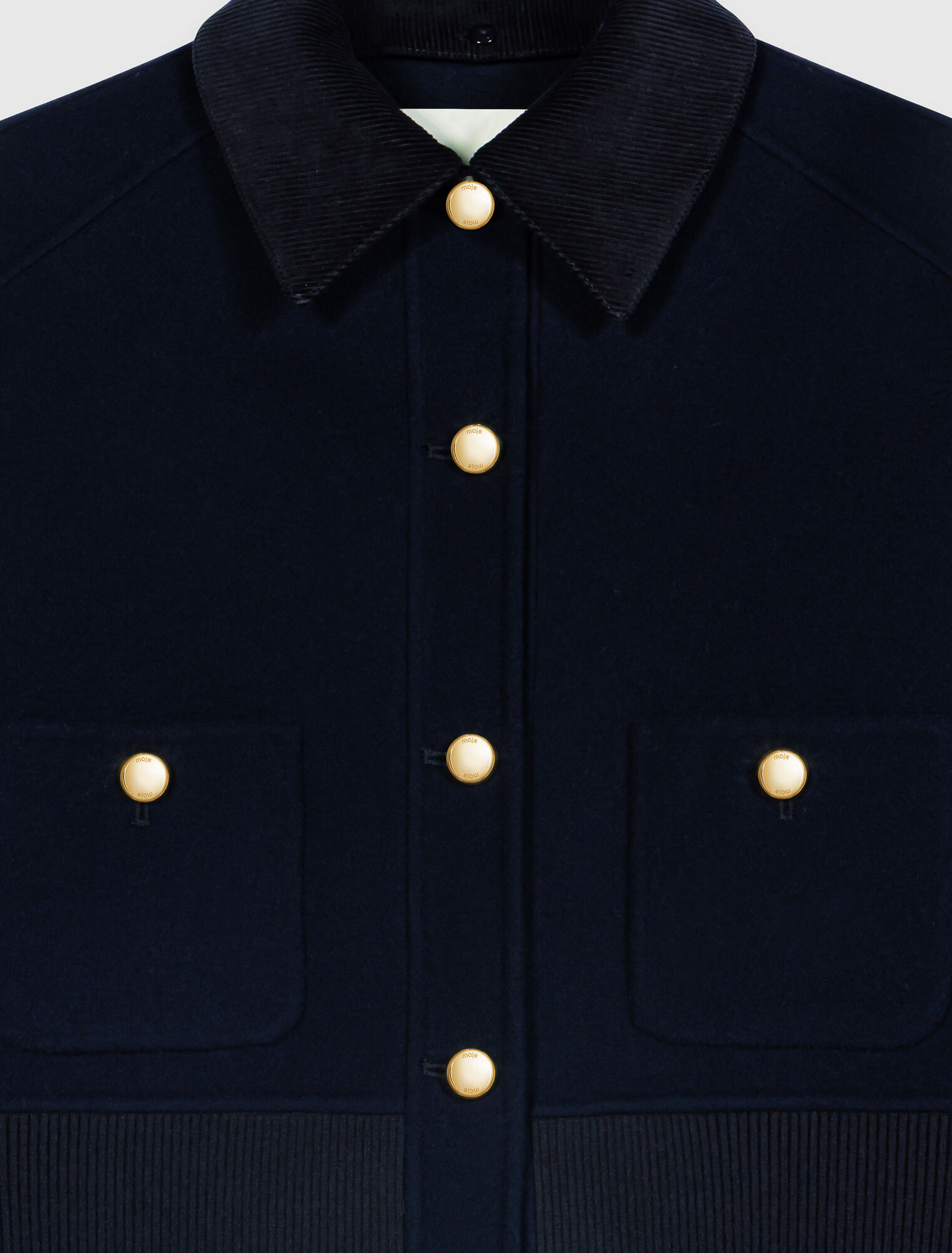 Short double-faced jacket