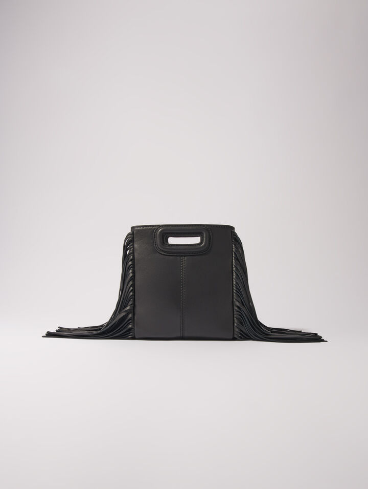 Sac M mini en cuir et œillets