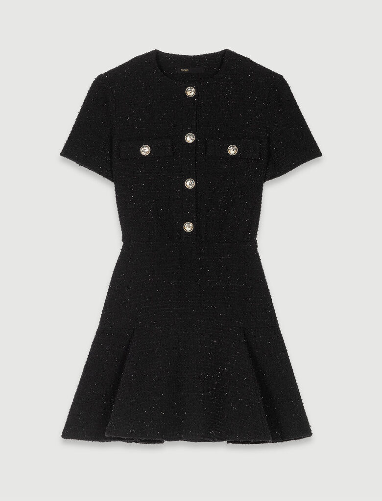 Maje tweed knit dress マージュのツイードドレス ワンピース