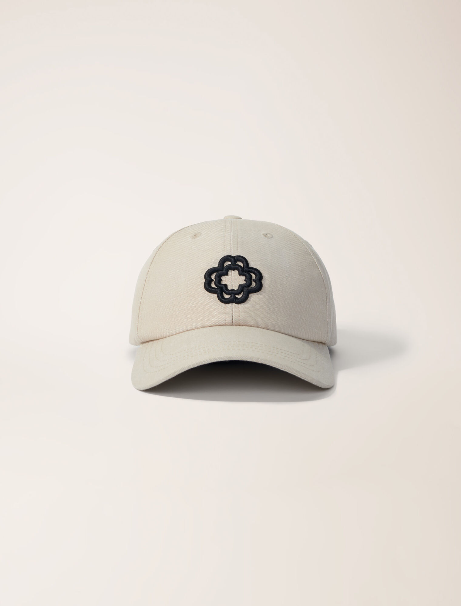 Casquette en lin et coton