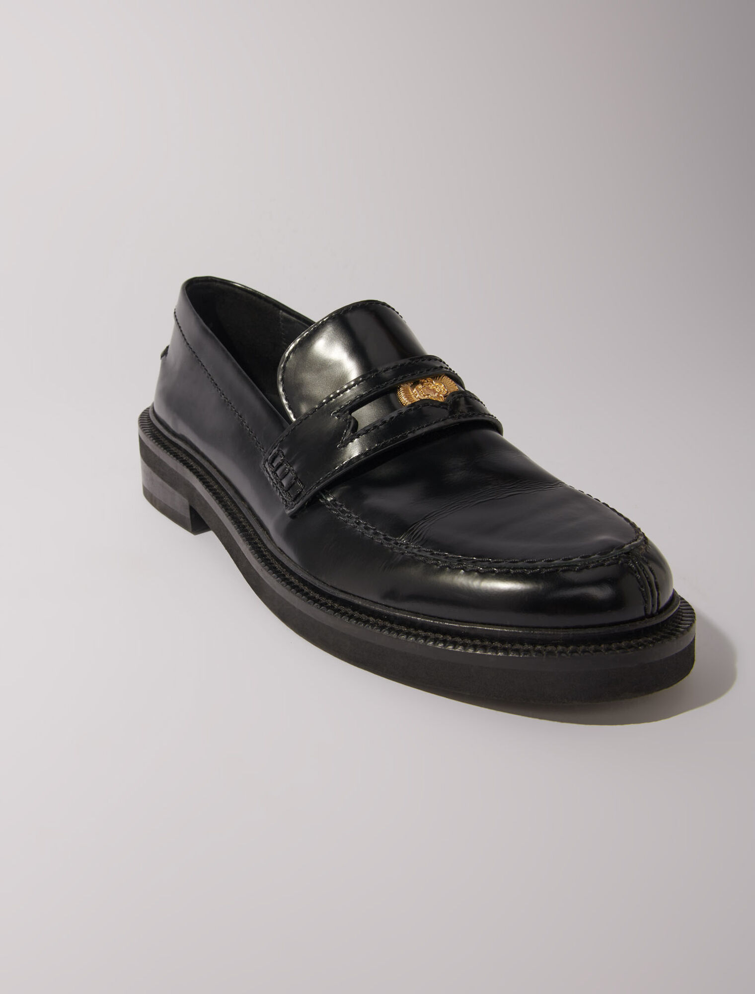 Leather loafers