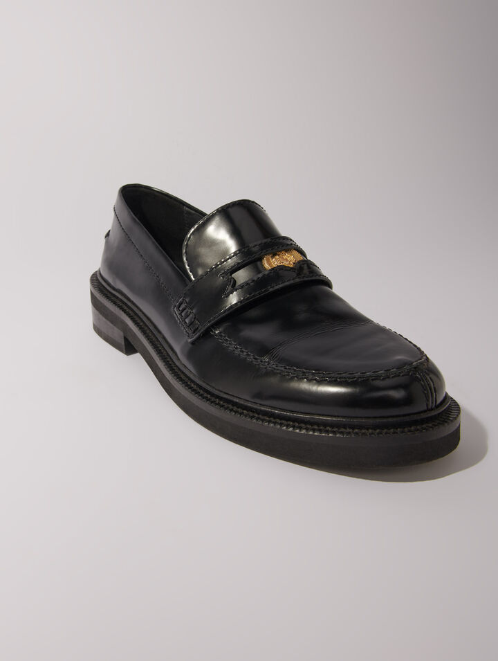 Mocassins en cuir