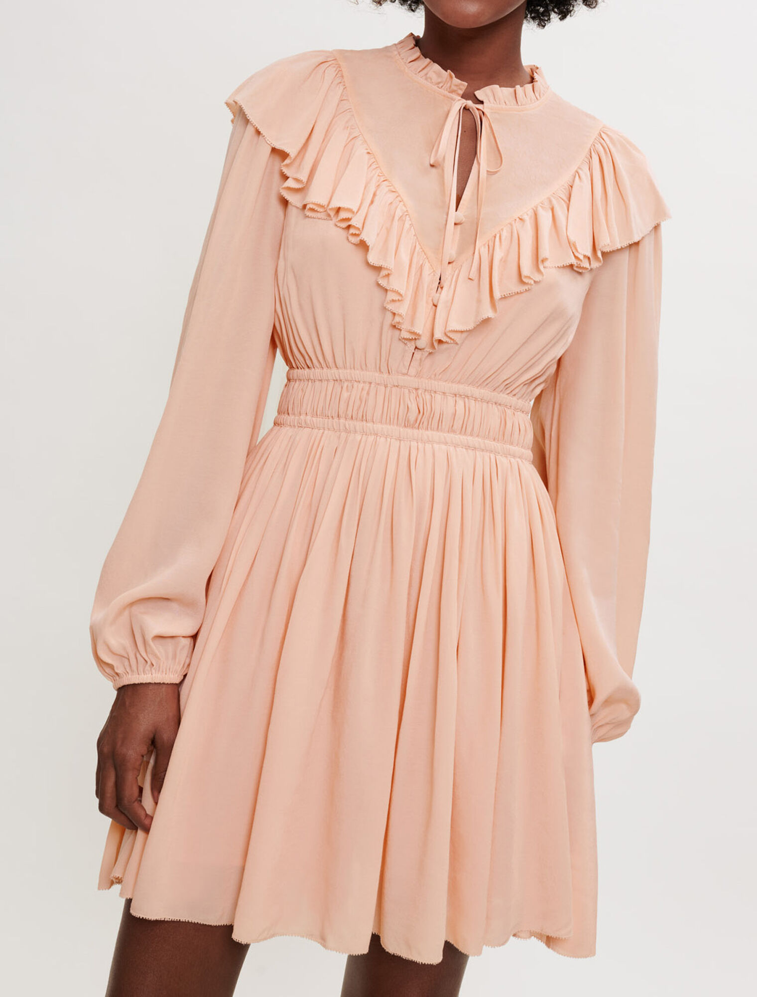 Ruffled short dress