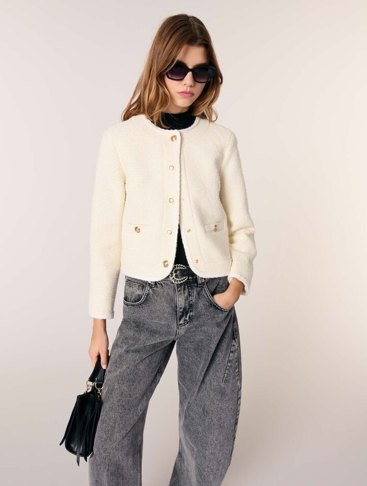 Short tweed jacket