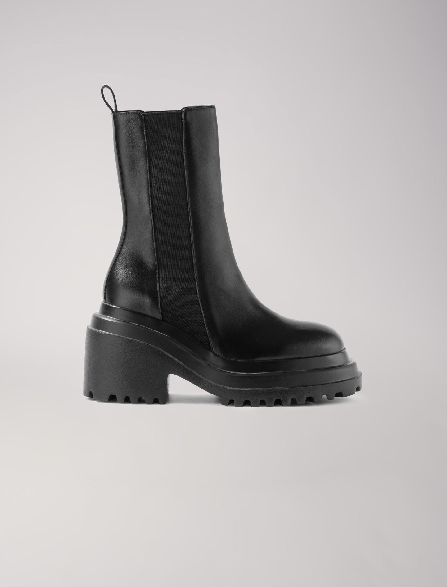 Bottines en cuir