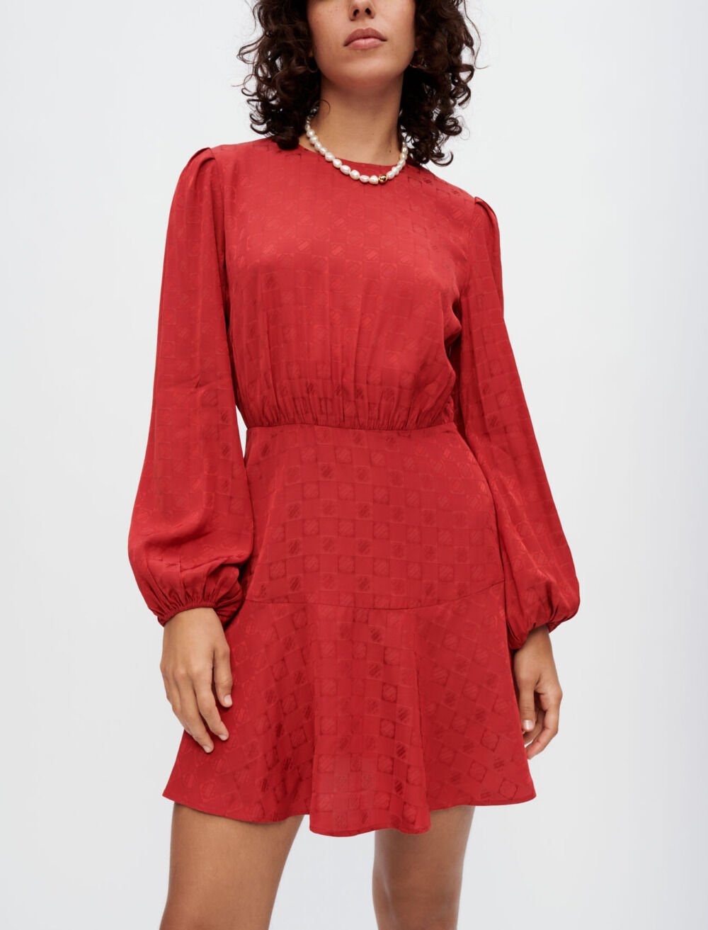 Robe rouge maje outlet