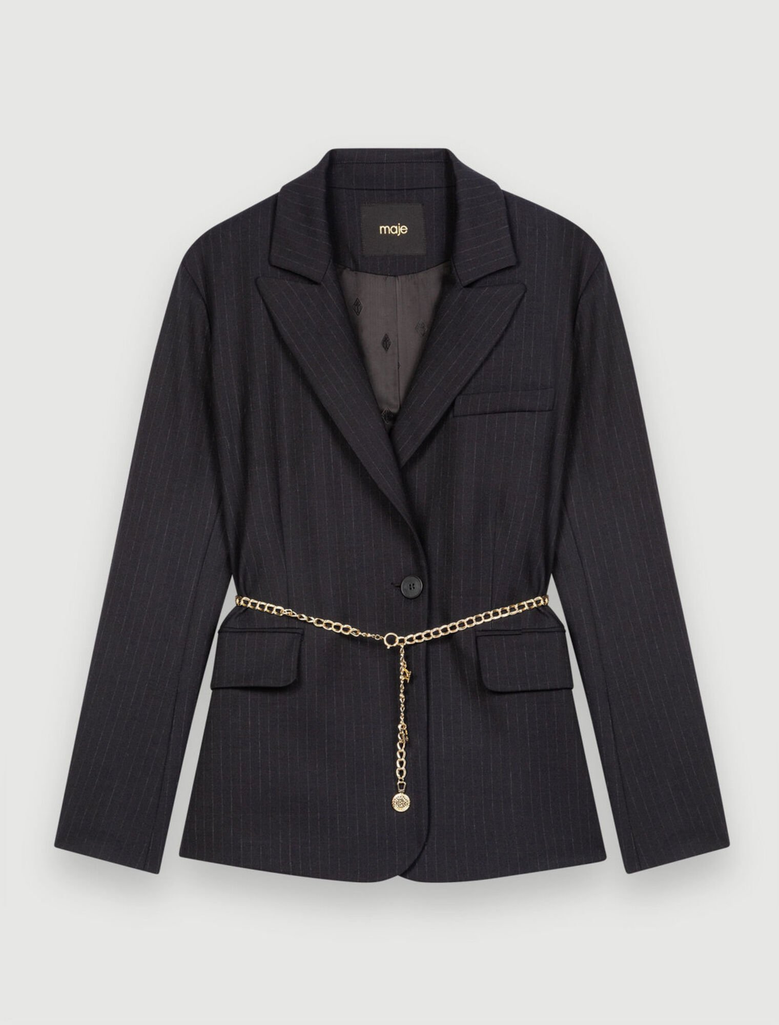 Tennis stripe suit jacket