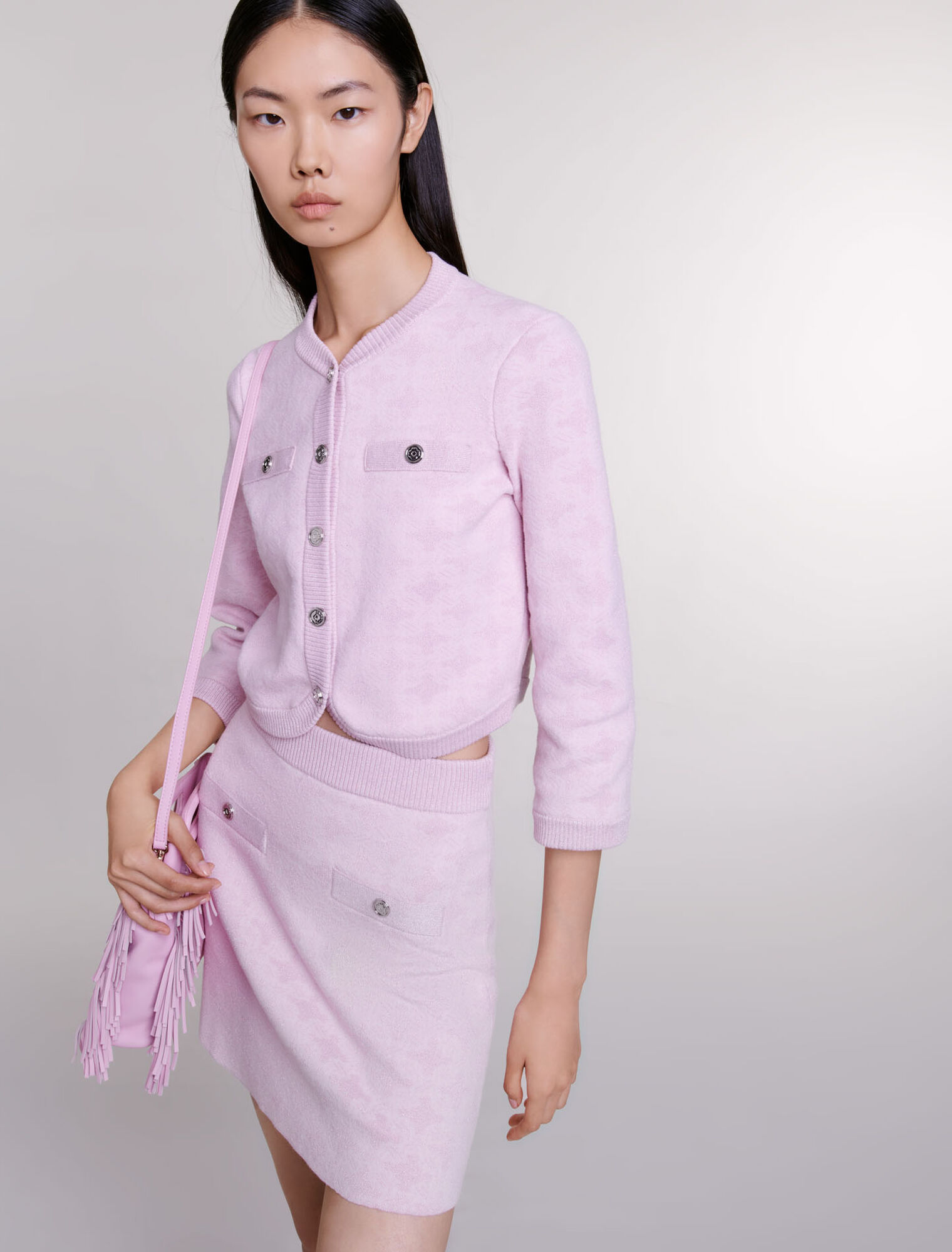 Jupe en maille jacquard