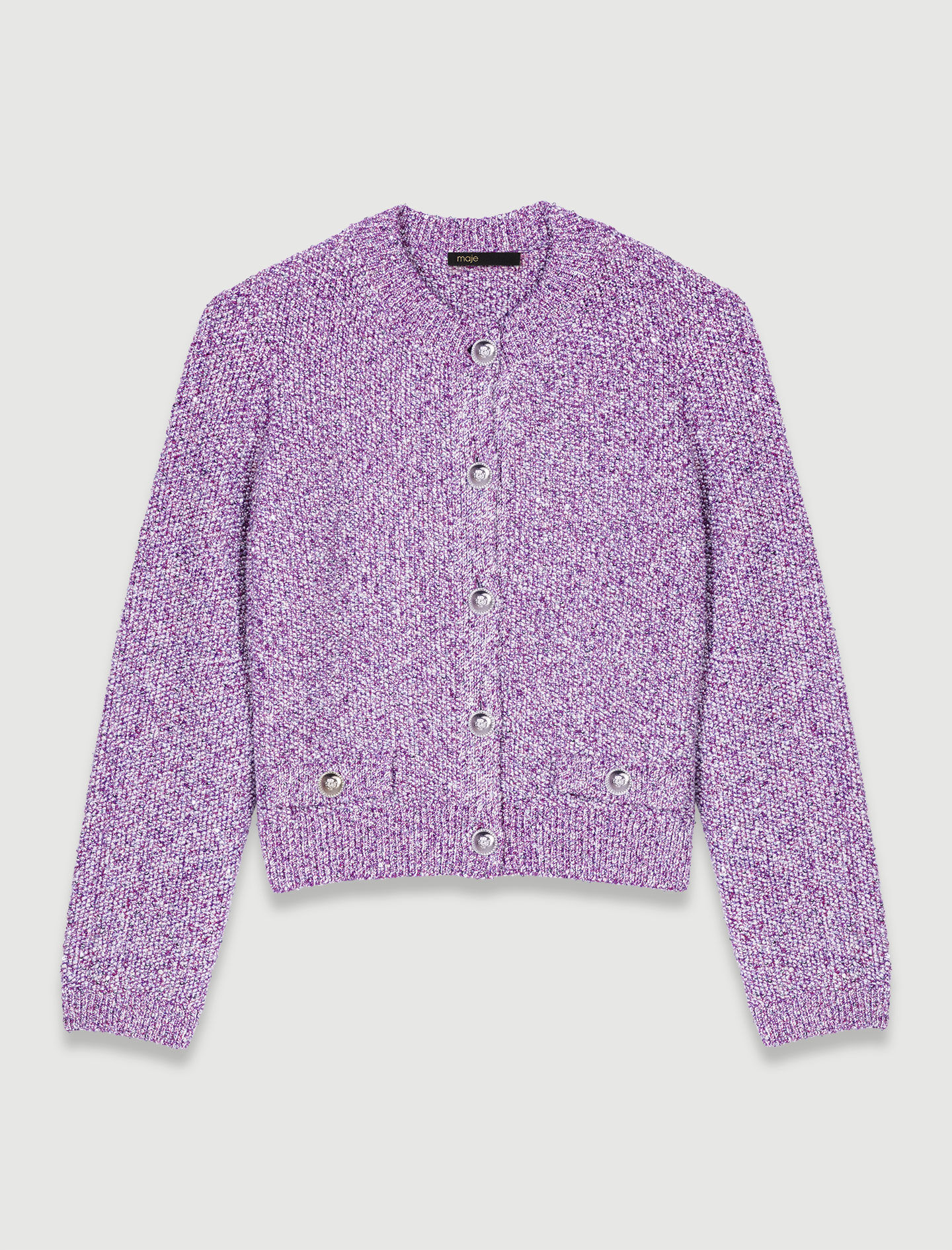 Sequin knit cardigan Sequin knit cardigan