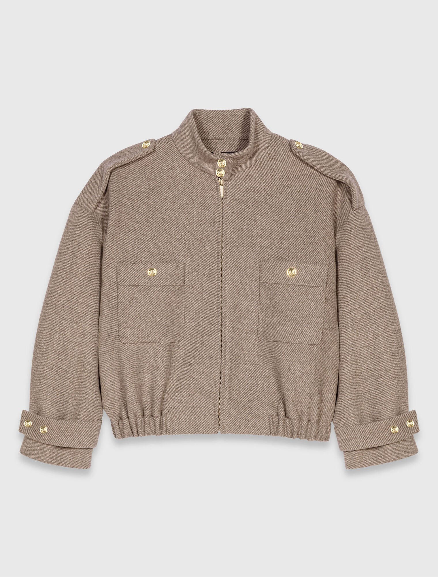 Mixed wool jacket