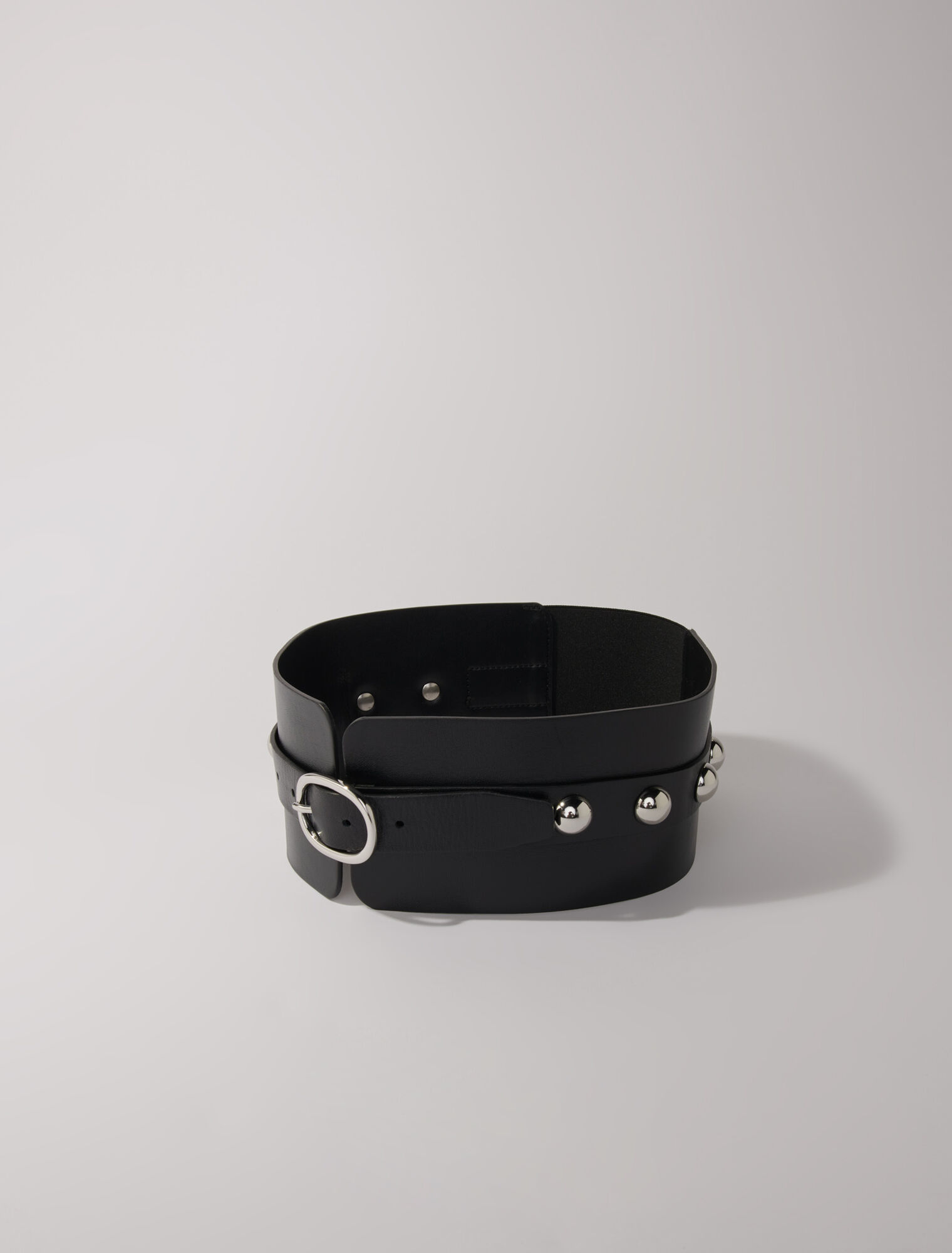Ceinture corset en cuir
