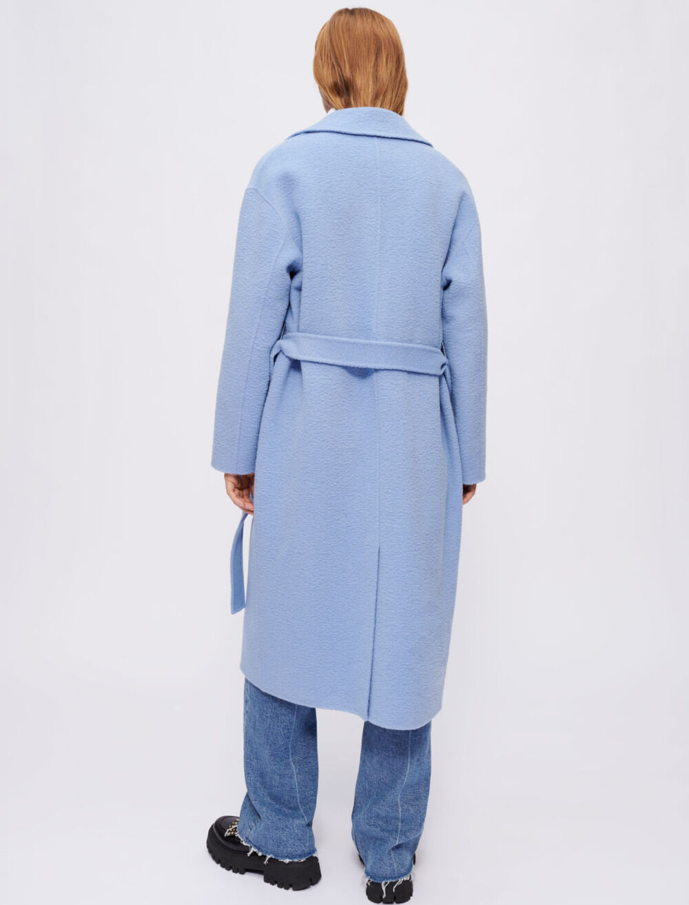 Manteau bleu clair outlet