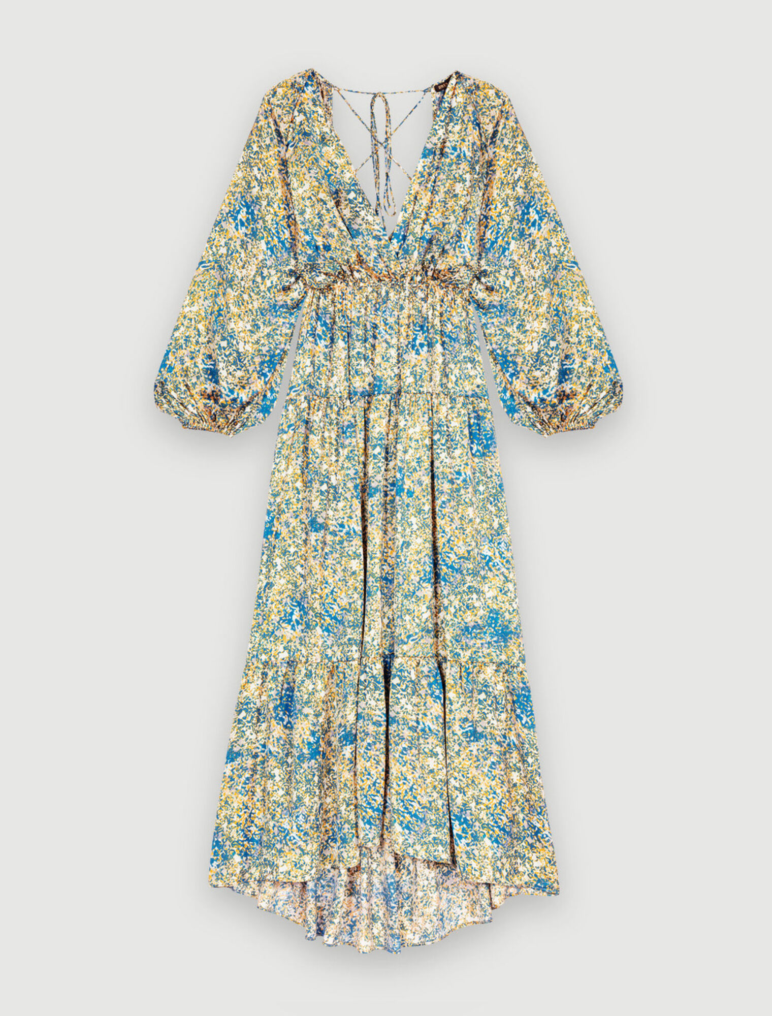 Long printed dress