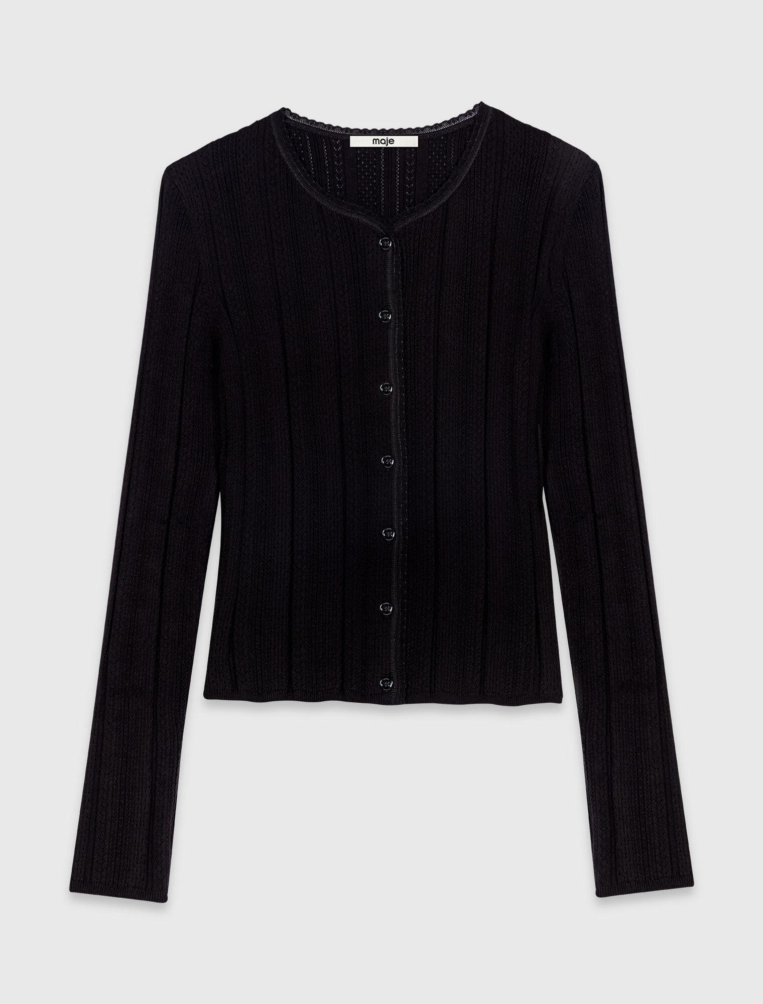 Twinset en maille pointelle