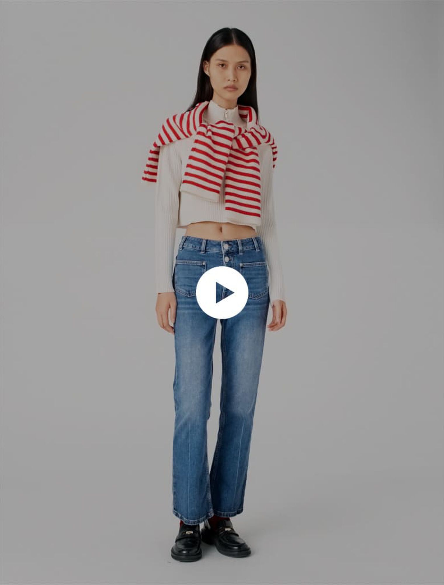Vaqueros denim con bolsillos