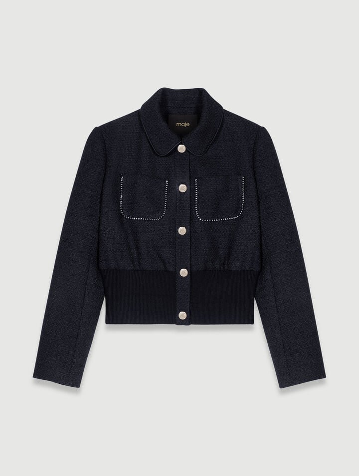 Blouson en tweed