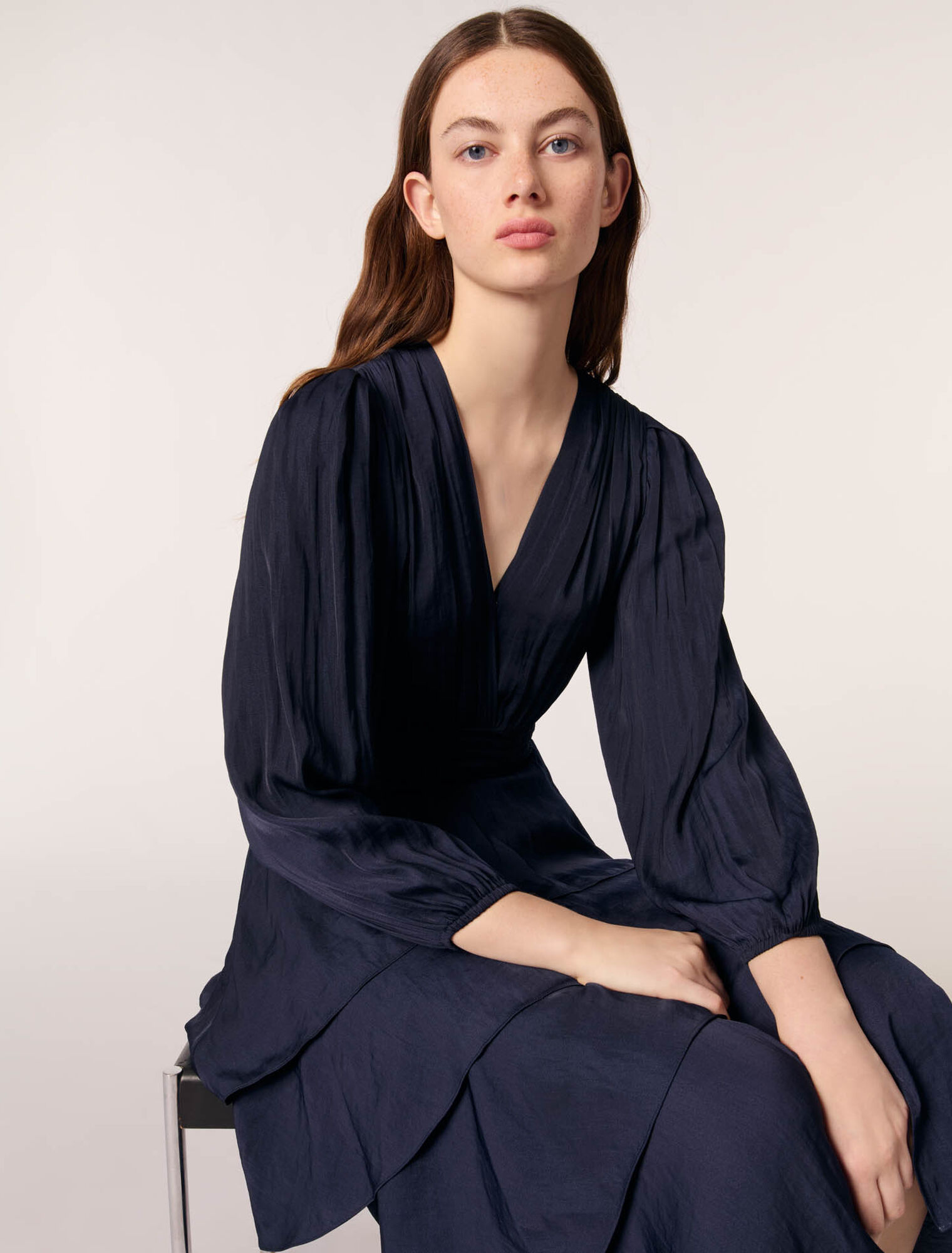 Robe courte en maille