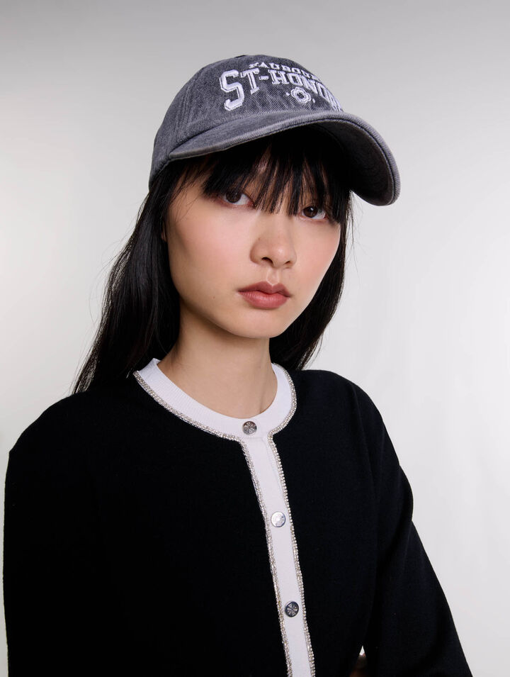 Casquette en denim Saint Honoré