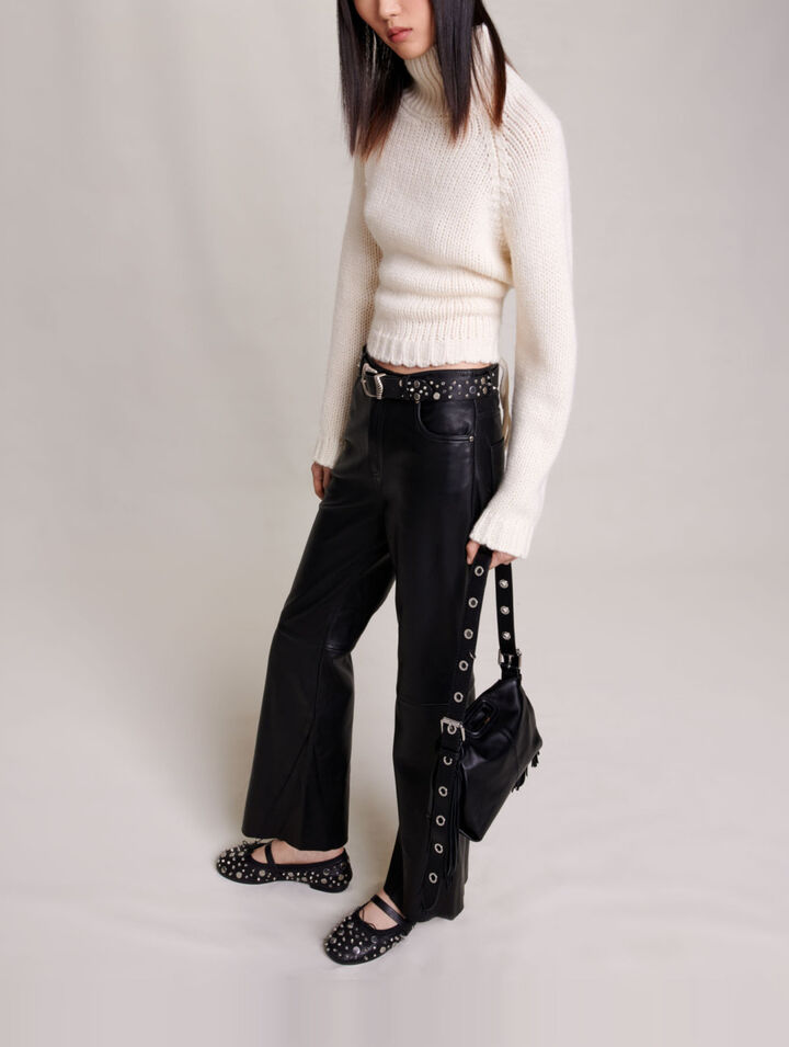Pantalon en cuir
