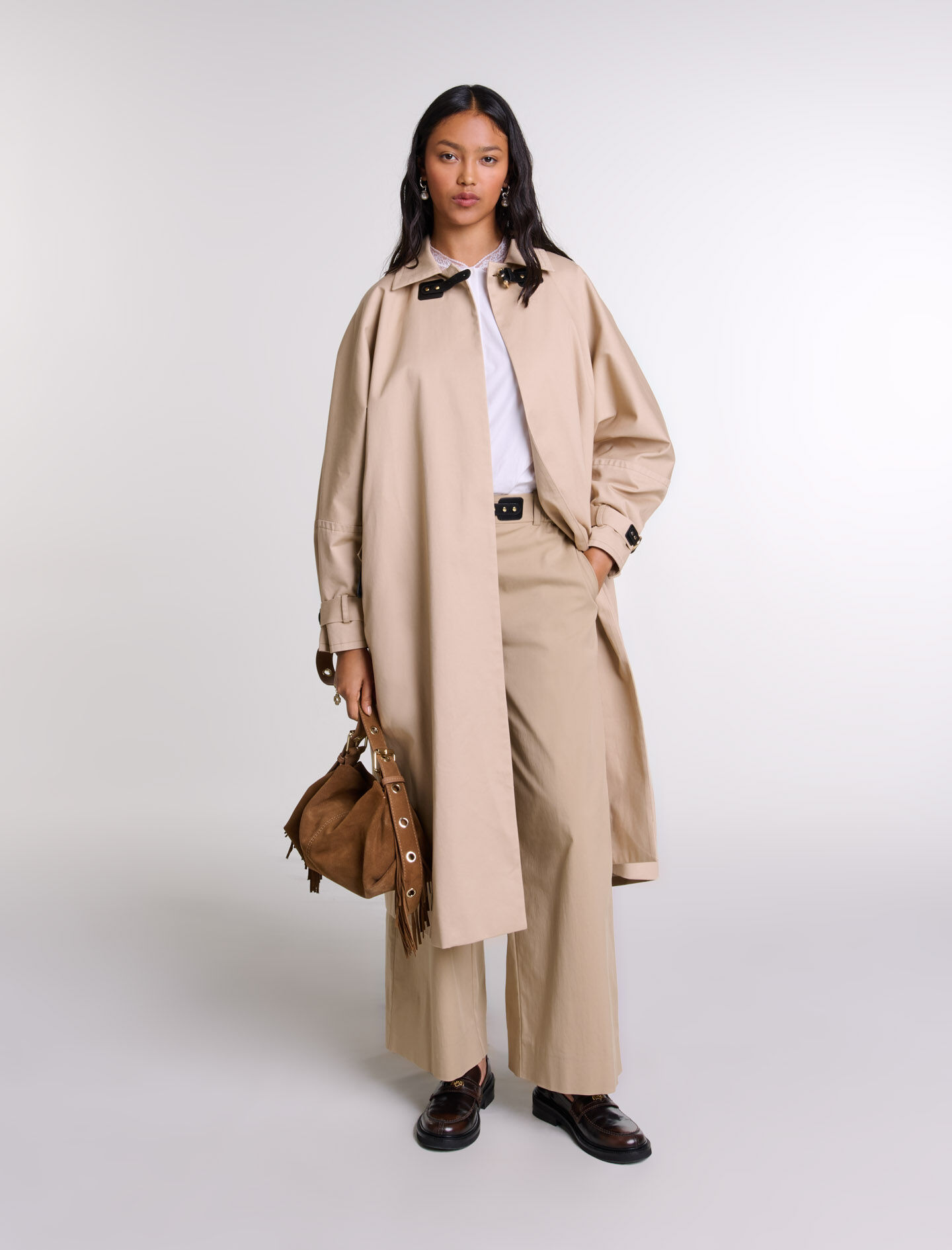 Maje camel coat hotsell