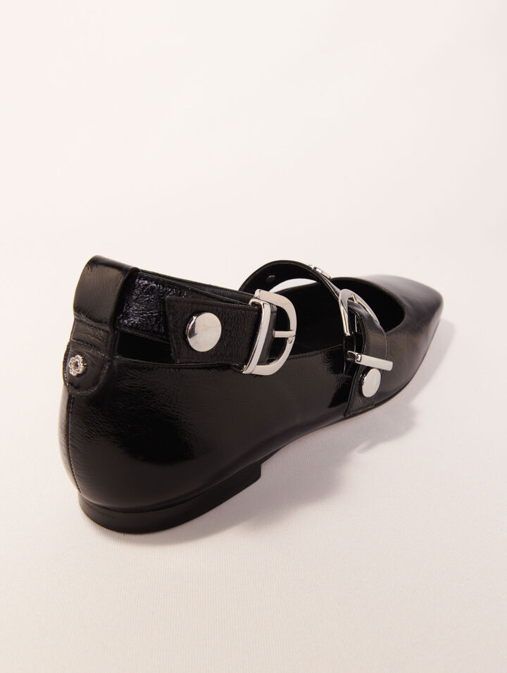 Babies en cuir et studs
