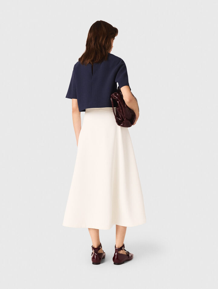 Heavy crepe short top