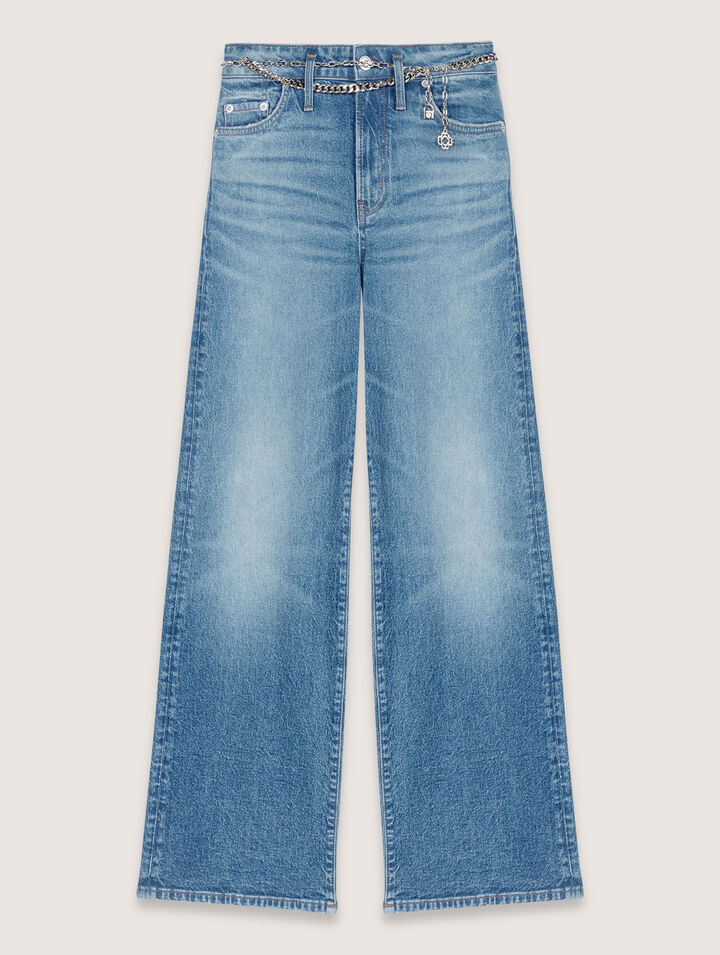 Jean à ceinture maillons