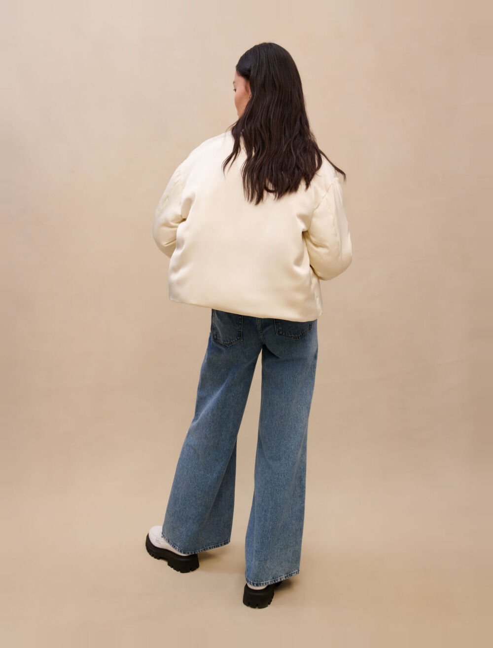 Reversible bomber White For Women | Maje