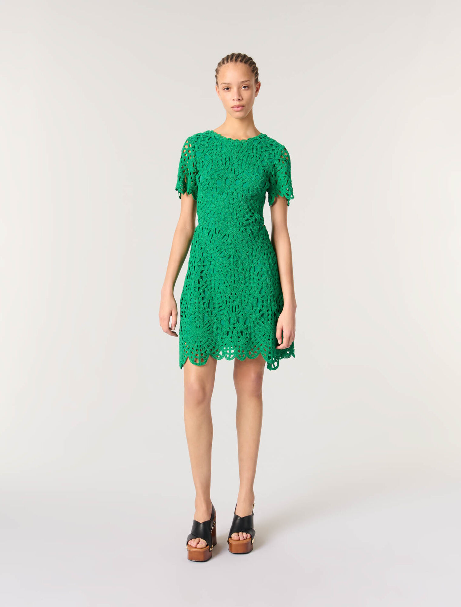 Short crochet dress