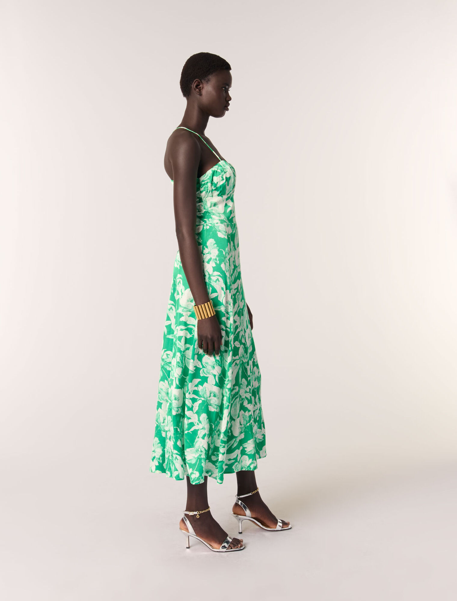 Floral patterned maxi dress
