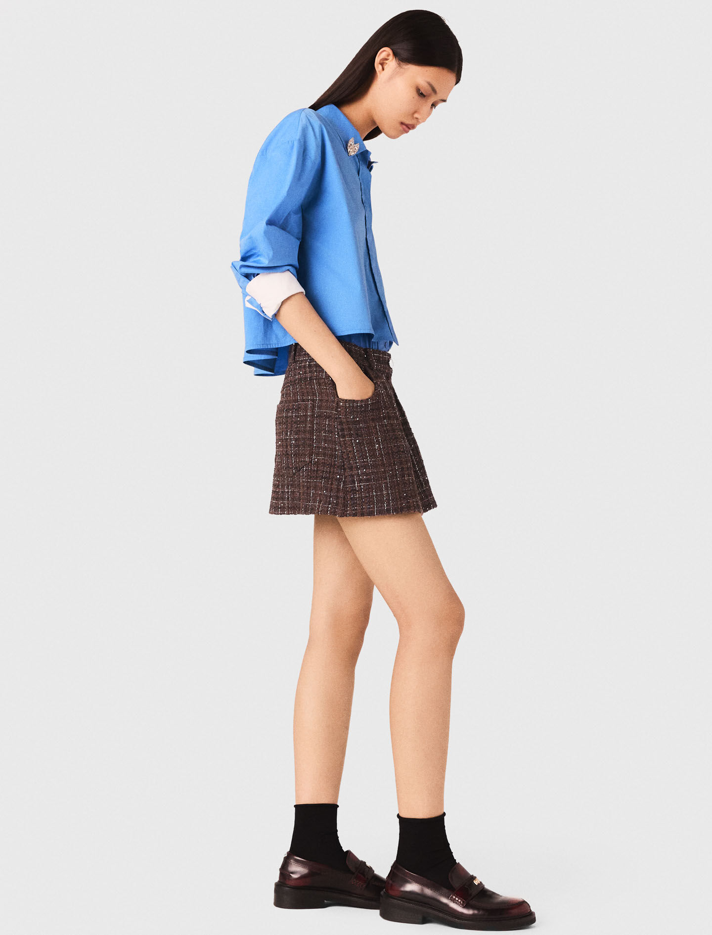 majeページ MEJE 44cm Oval Bathroom Sink, Antique Pattern Design