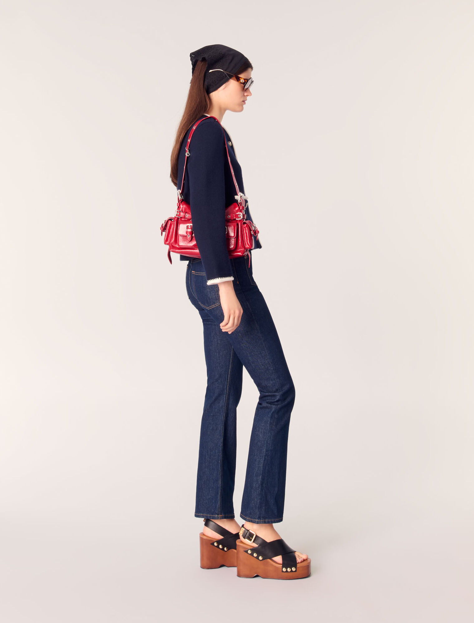 Cardigan en laine mélangée