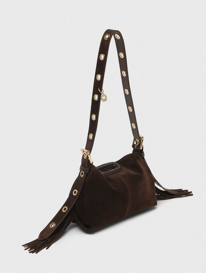 Suede leather mini Miss M bag