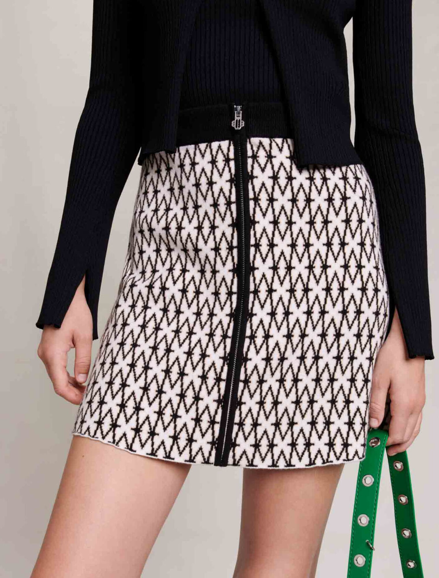 Jupe courte monogramme