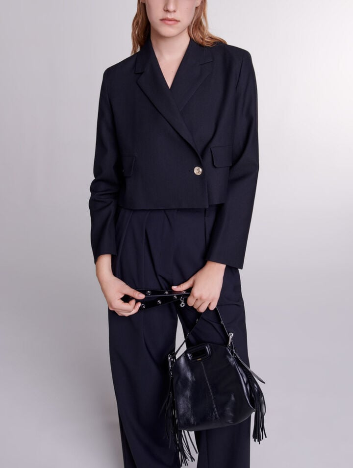 Veste courte droite