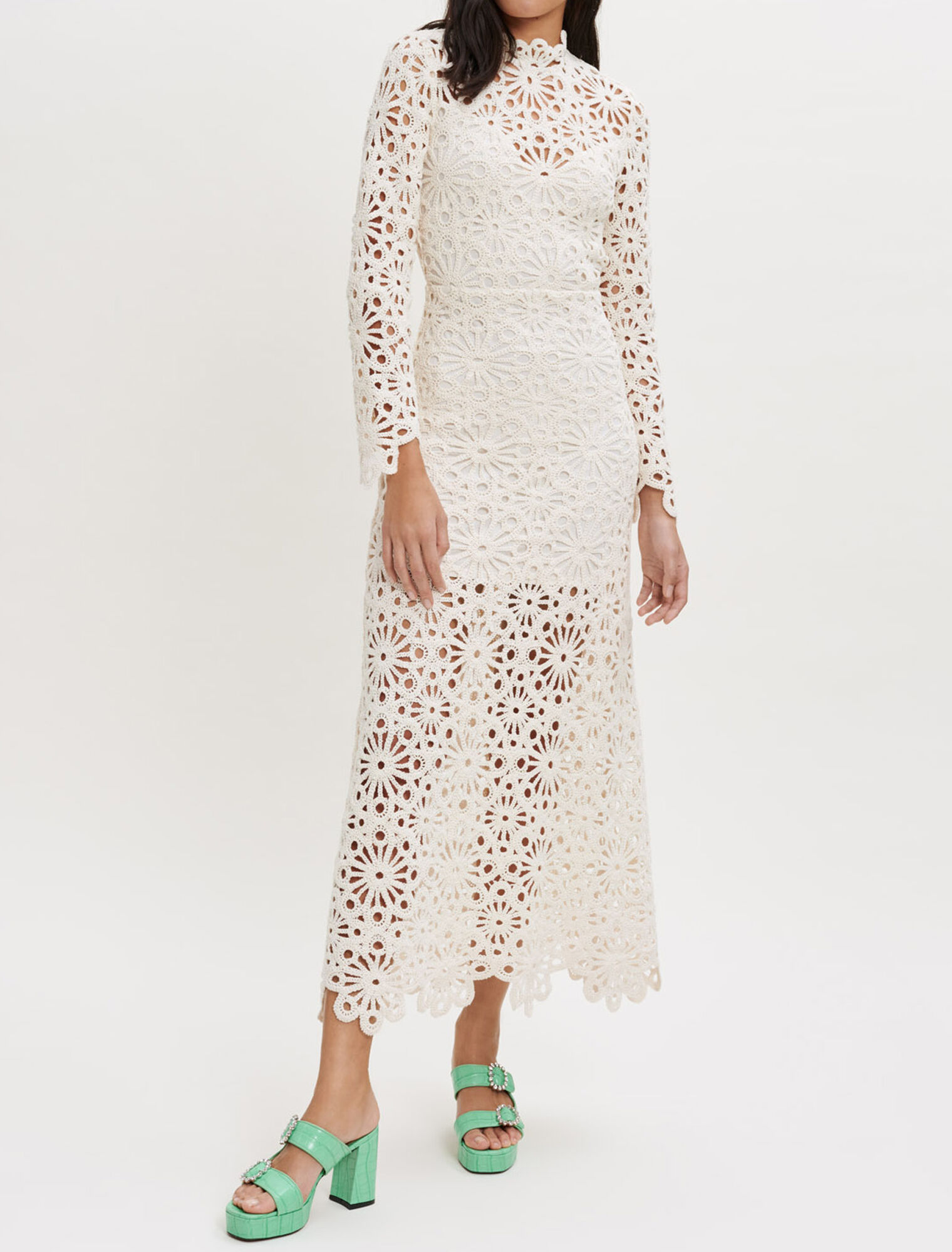 Robe en guipure façon crochet