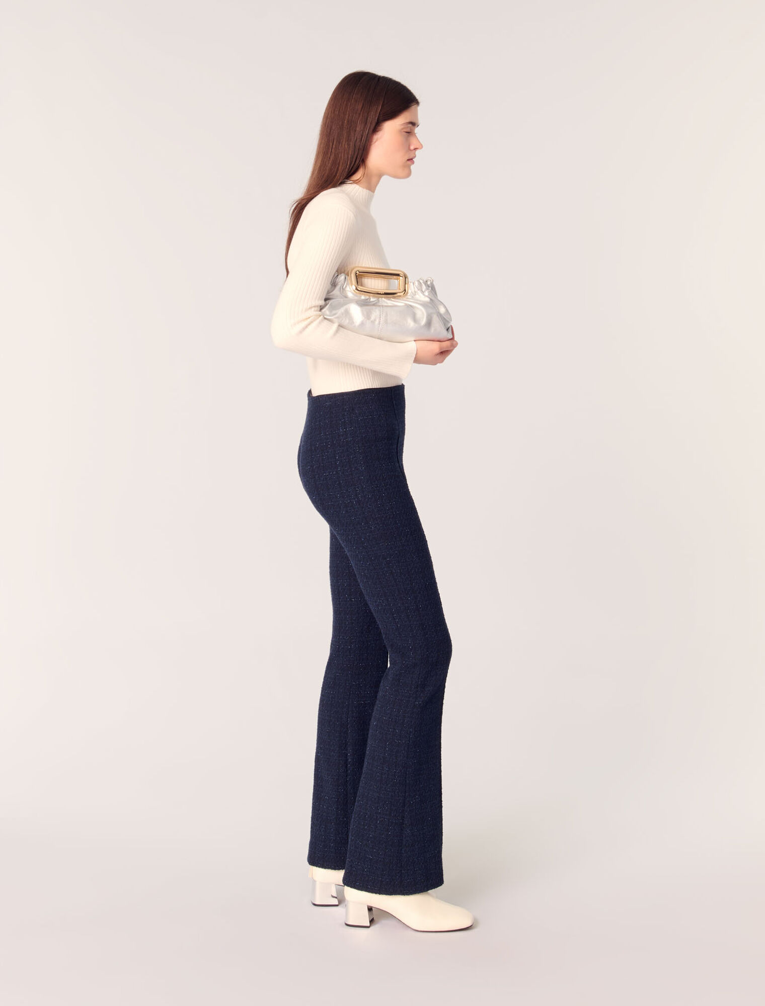 Pantalon en tweed
