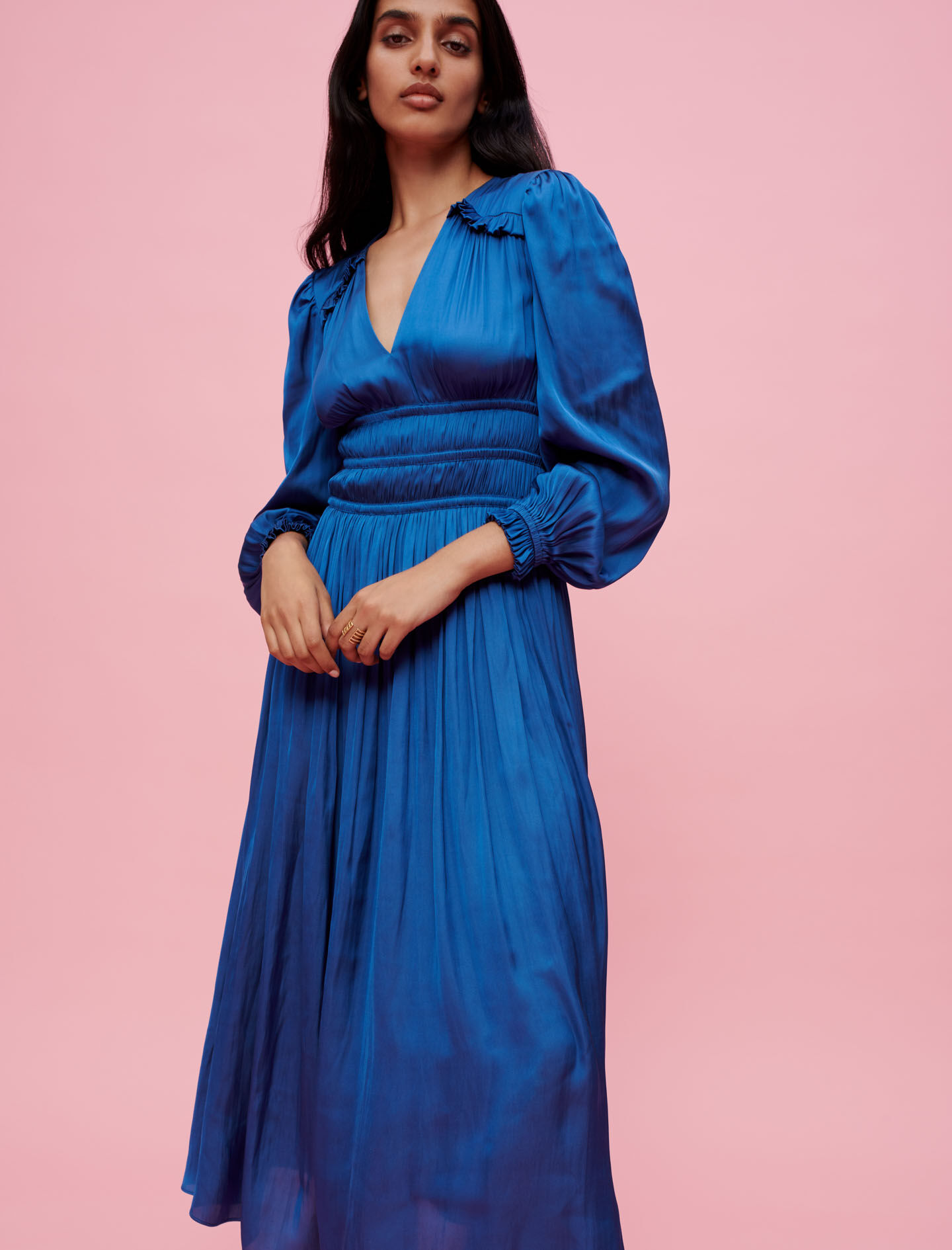 Robe smockée maje hotsell