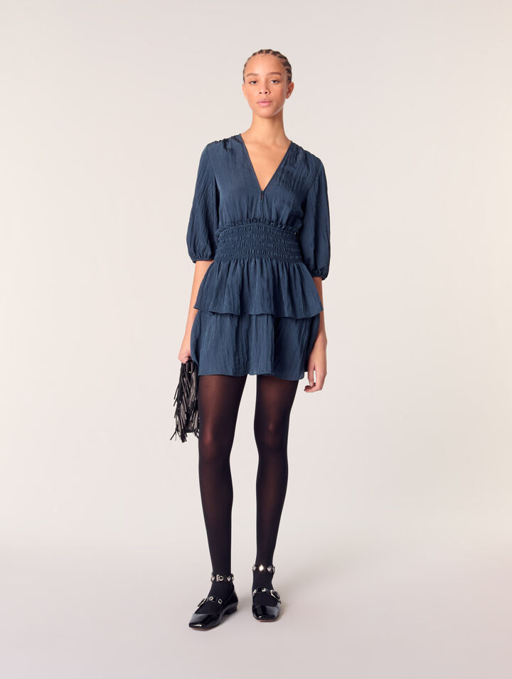 Short ruffled dress