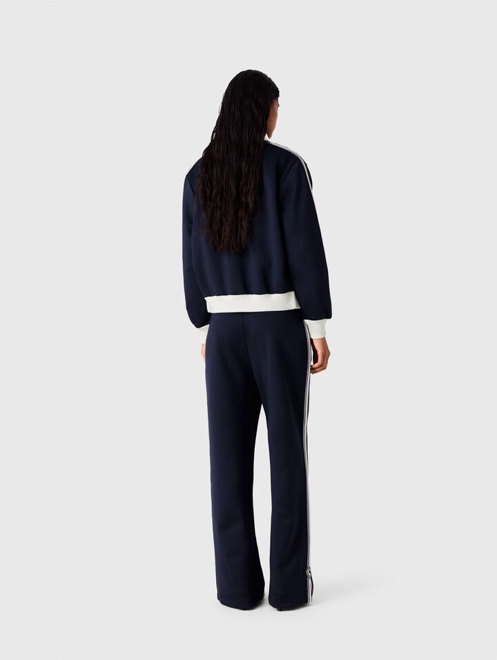 Zip-up sweatshirt