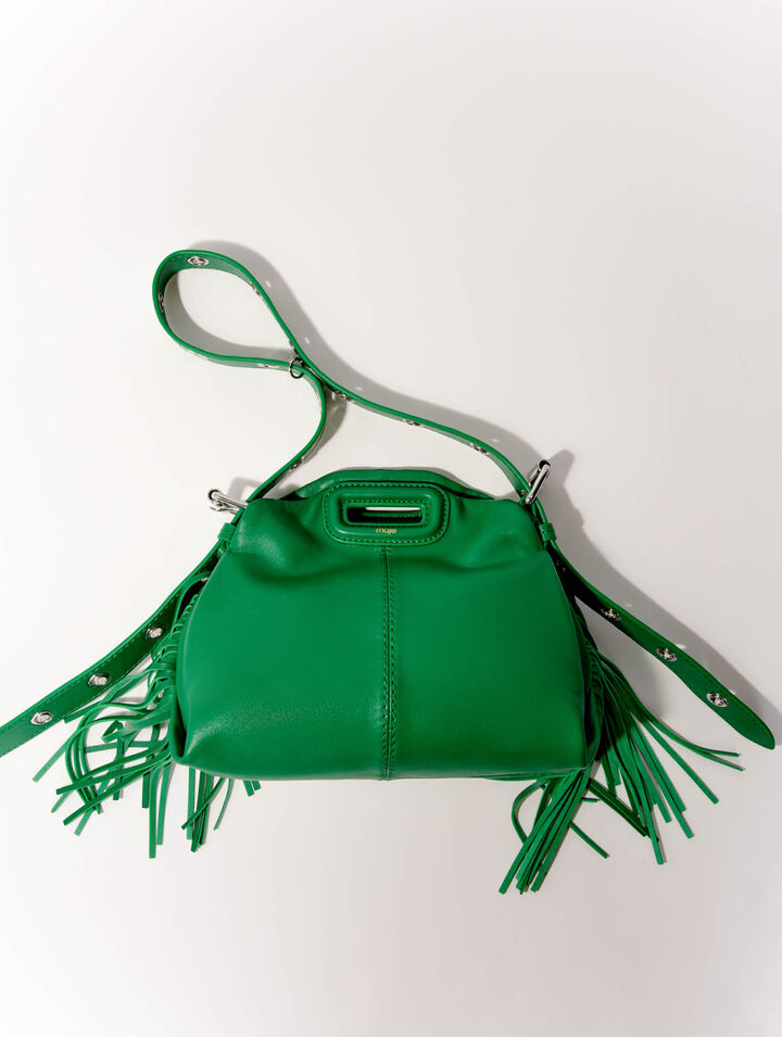Sac Miss M mini en cuir lisse
