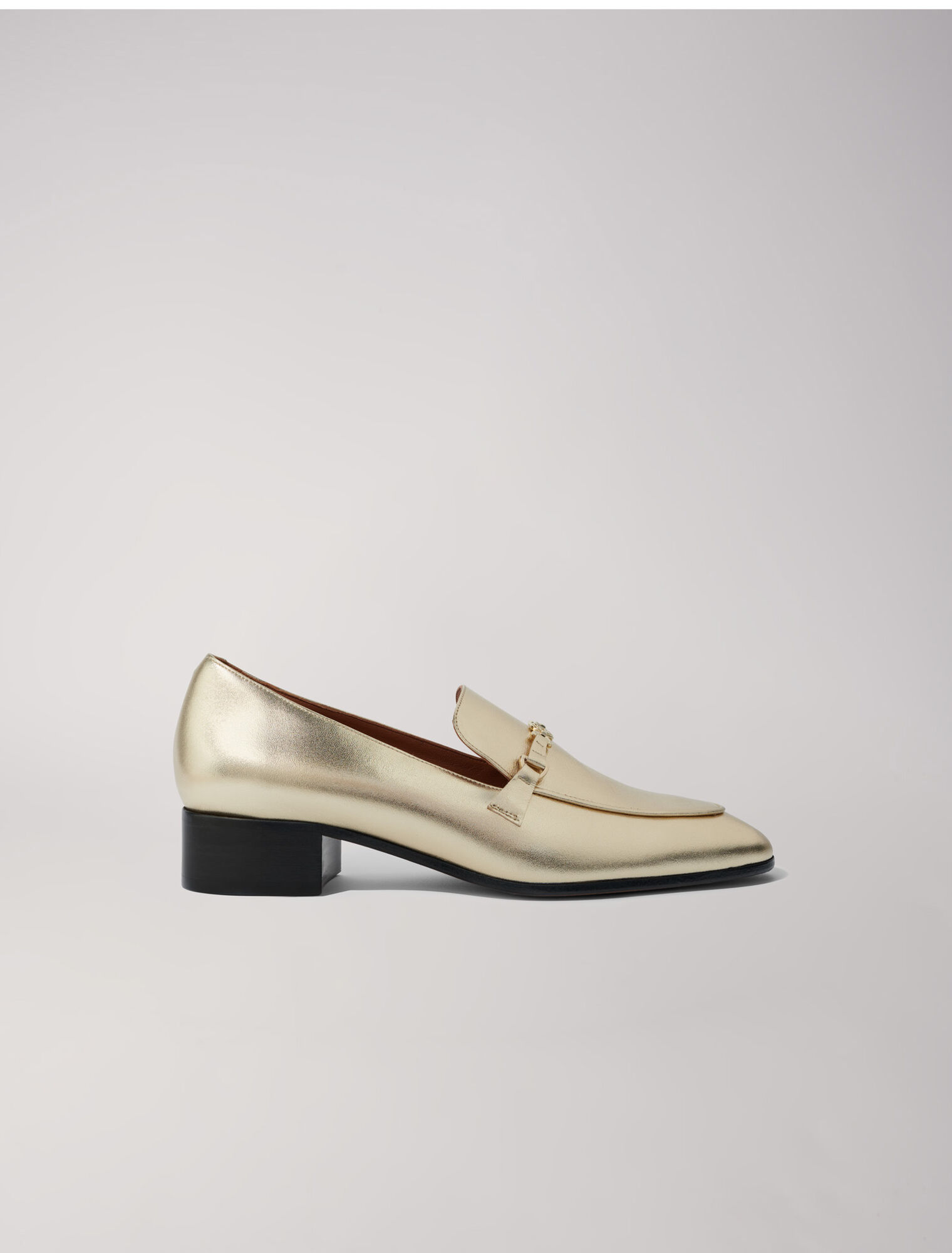 Leather loafers