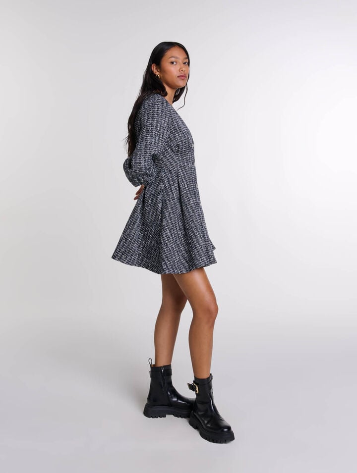 Short tweed dress