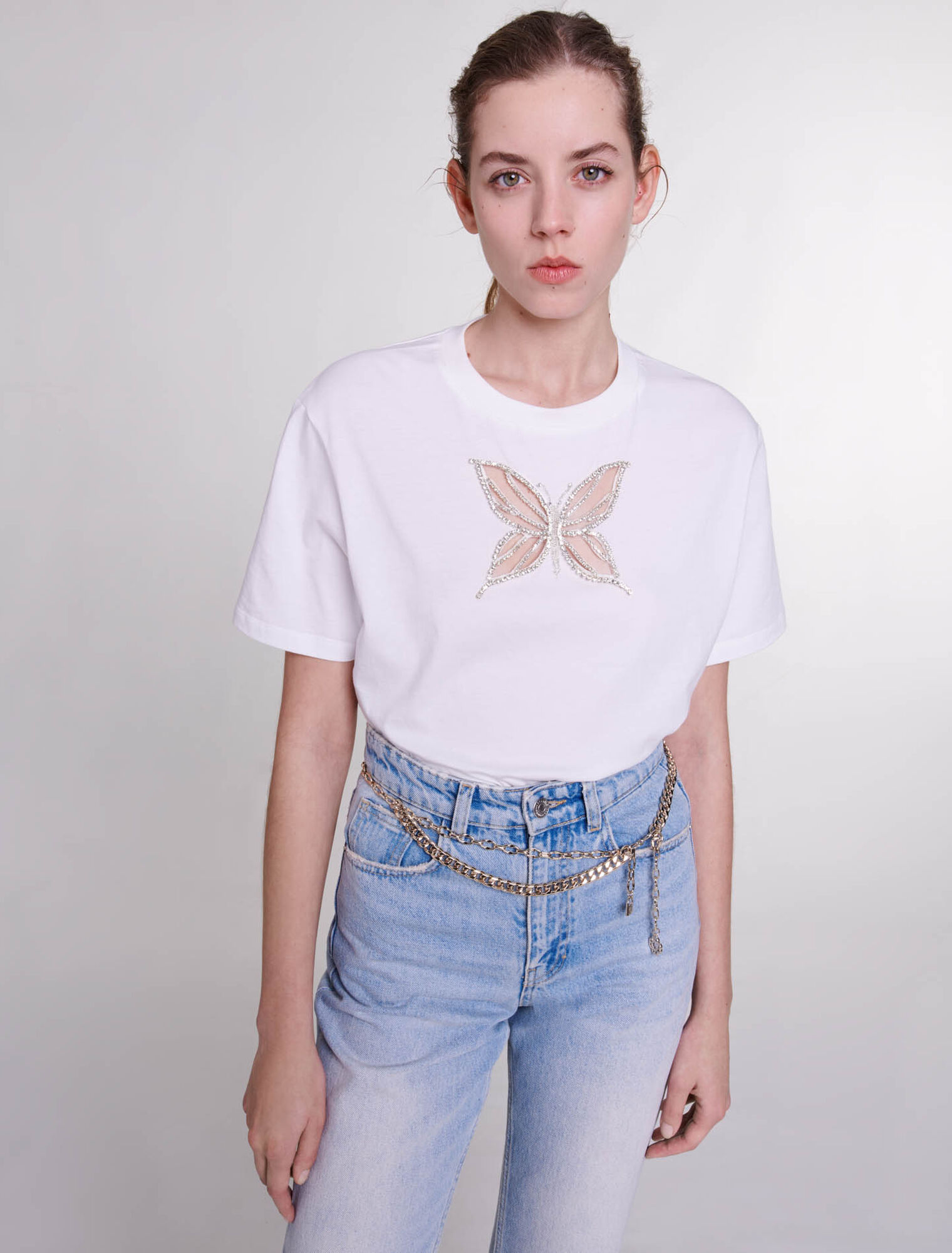 Tee-shirt à strass