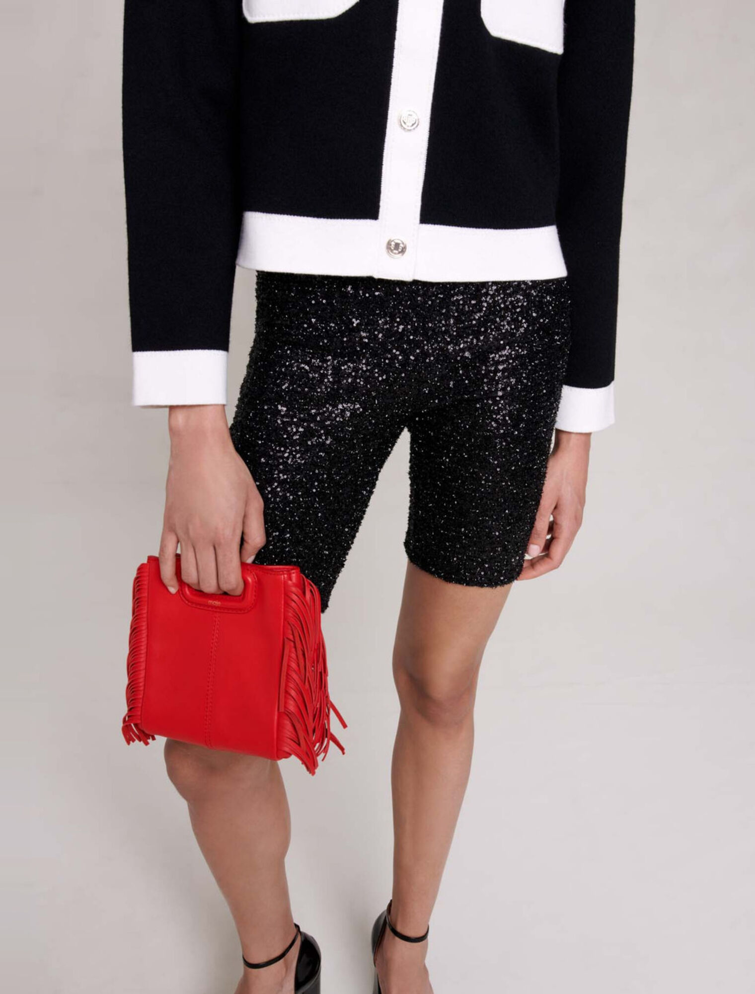 Glittery cycling shorts